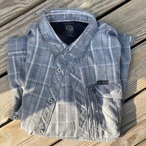 Men’s size XXL regular fit gray button-down